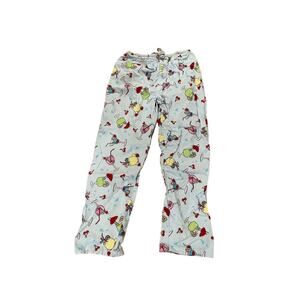 Lemon & Soda margarita cocktail pajama pants blue small